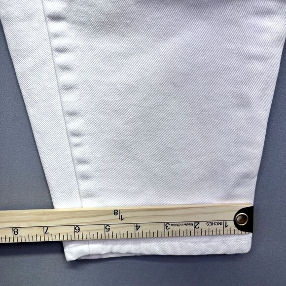 Vtg Women’s Levi’s 900 Series (28x26) High Rise White Jeans 90s USA Sz 12‎ - Picture 4 of 16